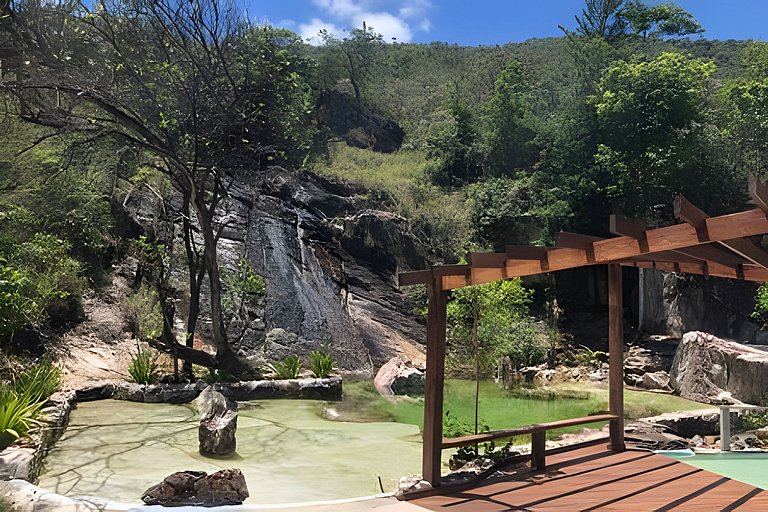 Sítio Piscina natural, Trilha e Cachoeira