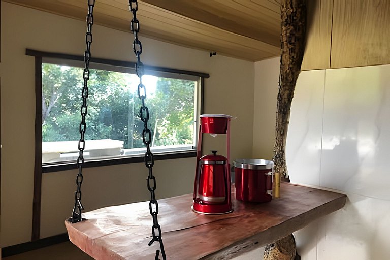 Chalé e Cachoeira ao Pé da Serra