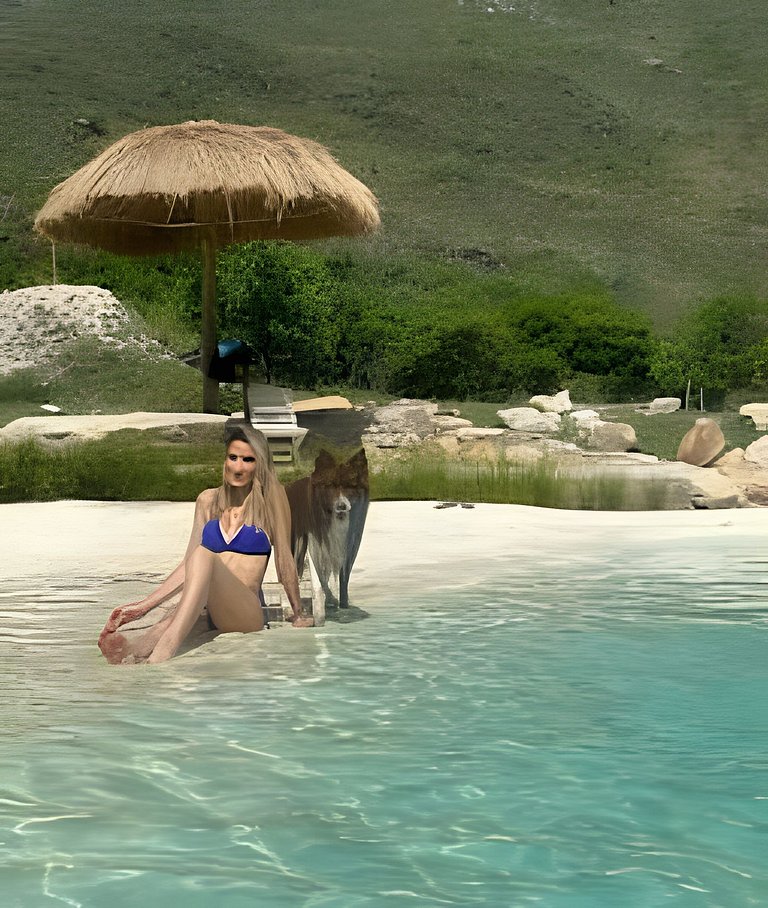 Chalé e Cachoeira ao Pé da Serra