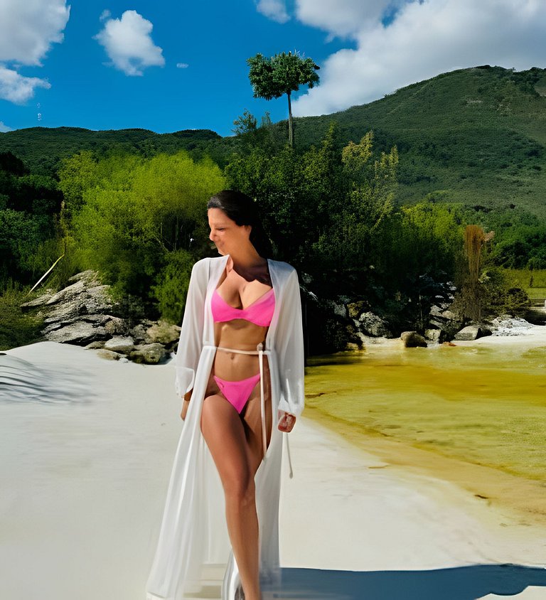 Chalé e Cachoeira ao Pé da Serra