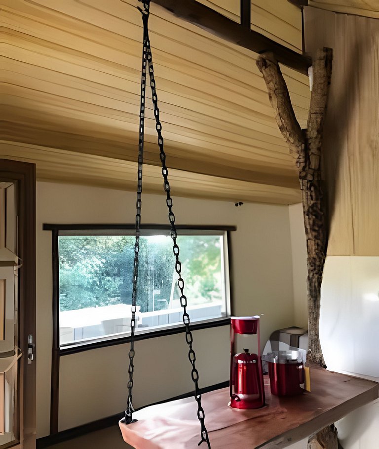 Chalé e Cachoeira ao Pé da Serra