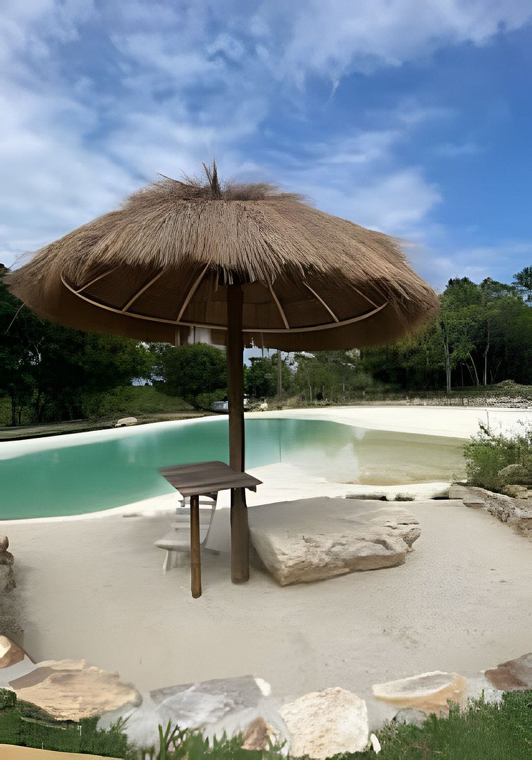 Chalé e Cachoeira ao Pé da Serra